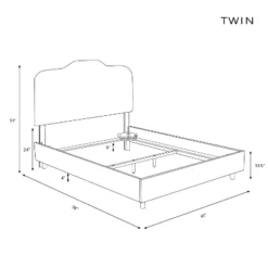 Seville Upholstered Bed In Linen - Skyline Furniture 9 Seville Upholstered Bed In Linen - Skyline Furniture -Bedroom Home Store GUEST df0549dd 1524 4718 9325 b0545dcd03c0