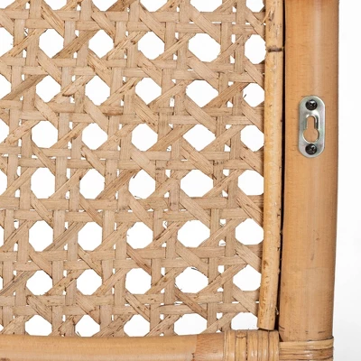 Queen Linette Natural Rattan Headboard Brown - Bali & Pari 7 Queen Linette Natural Rattan Headboard Brown - Bali & Pari - Image 5