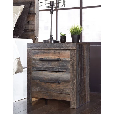 Drystan Two Drawer Nightstand - Signature Design By Ashley 3 Drystan Two Drawer Nightstand - Signature Design By Ashley