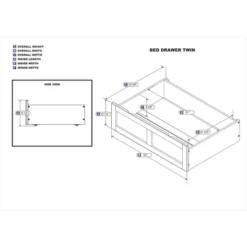 Twin Foot Drawer Gray - AFI 9 Twin Foot Drawer Gray - AFI -Bedroom Home Store GUEST e13a9c65 444c 4bd2 beb9 8f4257d4a45f