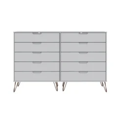 Rockefeller 10 Drawer Double Tall Dresser - Manhattan Comfort 35 Rockefeller 10 Drawer Double Tall Dresser - Manhattan Comfort -Bedroom Home Store GUEST e1d71833 819c 4d58 aa31 4d38147b26e4