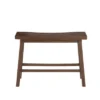 Saddle Design Wooden Bench With Grain Details - Benzara 1 Saddle Design Wooden Bench With Grain Details - Benzara -Bedroom Home Store GUEST e2424bf0 d480 4902 9403 a991a0b3ce44