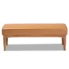 Arvid Mid-Century Faux Leather Upholstered Wood Dining Bench Walnut/Brown - Baxton Studio 2 Arvid Mid-Century Faux Leather Upholstered Wood Dining Bench Walnut/Brown - Baxton Studio -Bedroom Home Store GUEST e3996f2d b94a 42e7 9716 1a1bdfbefadb