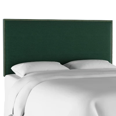 Arcadia Nailbutton Linen Headboard - Skyline Furniture 2 Arcadia Nailbutton Linen Headboard - Skyline Furniture