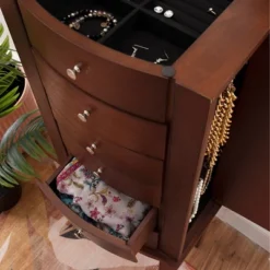 Francesca Jewelry Armoire Merlot Brown - Powell Company 27 Francesca Jewelry Armoire Merlot Brown - Powell Company -Bedroom Home Store GUEST e4330204 dbf1 448e 8fe9 b29cda1df4c6