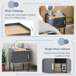 Costway Nightstand Bedside End Table With Door Cabinet For Living Room Bedroom 19 Costway Nightstand Bedside End Table With Door Cabinet For Living Room Bedroom -Bedroom Home Store GUEST e44a205d f2d8 42c4 bca2 dea97445d3c2