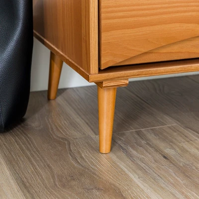 Mid-Century Modern Contoured 6 Drawer Dresser - Saracina Home 17 Mid-Century Modern Contoured 6 Drawer Dresser - Saracina Home - Image 16