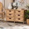 Dariana Rattan 6 Drawer Storage Cabinet Natural/Brown - Bali & Pari 1 Dariana Rattan 6 Drawer Storage Cabinet Natural/Brown - Bali & Pari -Bedroom Home Store GUEST e49f23db cddd 44d2 8158 0a57fa6b7fa2