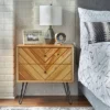 Alexandria 2 Drawer Nightstand Oak - Lifestorey 1 Alexandria 2 Drawer Nightstand Oak - Lifestorey -Bedroom Home Store GUEST e4c1d0eb a36f 4bf0 b230 175b1250a8df