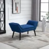 HOMCOM Modern Button Tufted Sitting Bench, Accent Fabric Upholstered Ottoman For Bedroom Or Living Room, Blue 1 HOMCOM Modern Button Tufted Sitting Bench, Accent Fabric Upholstered Ottoman For Bedroom Or Living Room, Blue -Bedroom Home Store GUEST e4dd4196 d1c4 488a 90c2 652da7375c6b