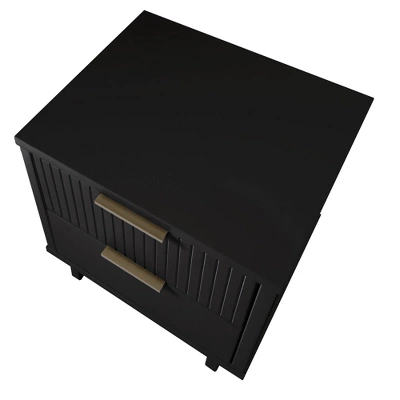 Granville Modern 2 Drawer Nightstand - Manhattan Comfort 9 Granville Modern 2 Drawer Nightstand - Manhattan Comfort - Image 7