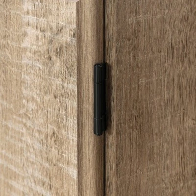 Morgan 4 Door Storage Cabinet Oak - South Shore 7 Morgan 4 Door Storage Cabinet Oak - South Shore - Image 5