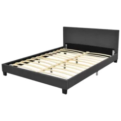 Costway Queen Upholstered Platform Bed Frame With Linen/PU Headboard Wood Slat Gray/Black 21 Costway Queen Upholstered Platform Bed Frame With Linen/PU Headboard Wood Slat Gray/Black -Bedroom Home Store GUEST e7f91d56 7c11 4efa 923f c9d363b6f3cb