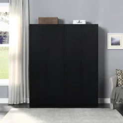 Set Of 2 Hopkins Modern 7 Shelf Freestanding Storage Closets - Manhattan Comfort
