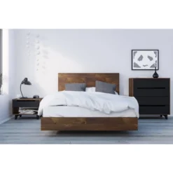 4pc Barista Bedroom Set Truffle/Black - Nexera 12 4pc Barista Bedroom Set Truffle/Black - Nexera -Bedroom Home Store GUEST e9530859 51af 4b76 a669 327efbab2e52