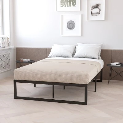 Emma And Oliver 14" Platform Bed Frame & 12" Mattress In A Box - No Box Spring Required 3 Emma And Oliver 14" Platform Bed Frame & 12" Mattress In A Box - No Box Spring Required