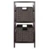 29.21" 3pc Leo Storage Shelf With Baskets Espresso/Chocolate - Winsome 1 29.21" 3pc Leo Storage Shelf With Baskets Espresso/Chocolate - Winsome -Bedroom Home Store GUEST eb85a1cd a2bb 4462 bf7d a9ce9d58ae4f
