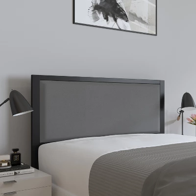 Merrick Lane Headboard Upholstered Headboard With Metal Frame And Adjustable Rail Slots 5 Merrick Lane Headboard Upholstered Headboard With Metal Frame And Adjustable Rail Slots - Image 3