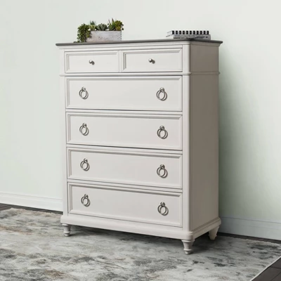 6pc Cristina Bedroom Set White - Abbyson Living 13 6pc Cristina Bedroom Set White - Abbyson Living - Image 11