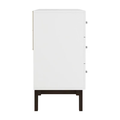 Kincaid Wood 6 Drawer Dresser Matte White - Hillsdale Furniture 5 Kincaid Wood 6 Drawer Dresser Matte White - Hillsdale Furniture - Image 3