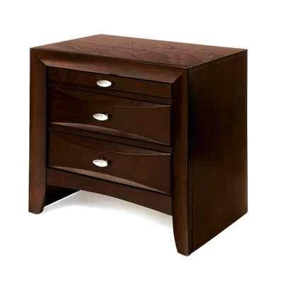Ireland I Storage Nightstand Espresso Finish - Acme Furniture 5 Ireland I Storage Nightstand Espresso Finish - Acme Furniture - Image 3