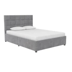 Serena Upholstered Bed With Drawers Light Gray Velvet - Cosmoliving By Cosmopolitan 15 Serena Upholstered Bed With Drawers Light Gray Velvet - Cosmoliving By Cosmopolitan -Bedroom Home Store GUEST ee00b8fb 91f6 43fe 8f5b 07e25961039f