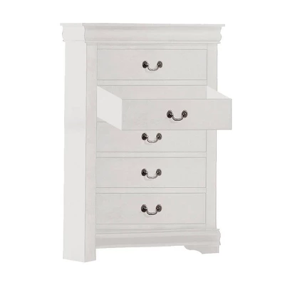 31" Louis Philippe Chest White - Acme Furniture 4 31" Louis Philippe Chest White - Acme Furniture - Image 2