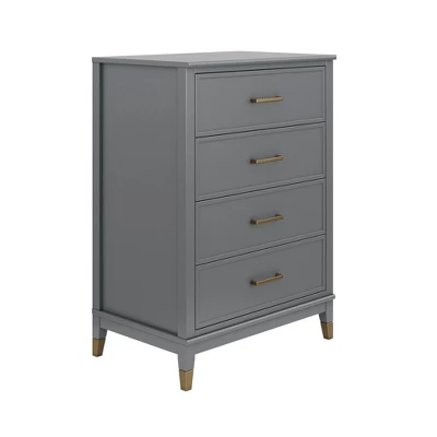 Westerleigh 4 Drawer Dresser Gray - CosmoLiving By Cosmopolitan 4 Westerleigh 4 Drawer Dresser Gray - CosmoLiving By Cosmopolitan - Image 2