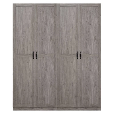 Set Of 2 Hopkins Modern 7 Shelf Freestanding Storage Closets - Manhattan Comfort 13 Set Of 2 Hopkins Modern 7 Shelf Freestanding Storage Closets - Manhattan Comfort - Image 12