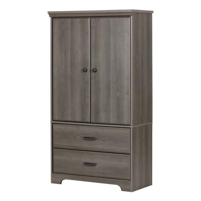 Versa 2 Door Armoire With Drawers - South Shore 10 Versa 2 Door Armoire With Drawers - South Shore - Image 8