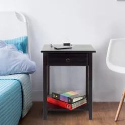 Casual Home Night Owl Sleek Solid Wood Bedroom Nightstand With Included Discrete 4 Port USB Port Station 9 Casual Home Night Owl Sleek Solid Wood Bedroom Nightstand With Included Discrete 4 Port USB Port Station -Bedroom Home Store GUEST f093c873 d1e6 4194 99c1 1853c6de0e8f