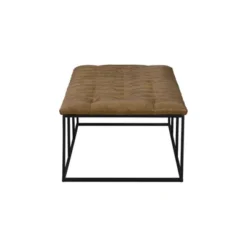 58" Draper Large Bench With Button Tufting Faux Leather Light Brown - HomePop 16 58" Draper Large Bench With Button Tufting Faux Leather Light Brown - HomePop -Bedroom Home Store GUEST f0c1a849 adf8 4eaf b375 d8396e9bc4af