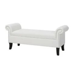 Jennifer Taylor Home Kathy Roll Arm Entryway Accent Bench 24 Jennifer Taylor Home Kathy Roll Arm Entryway Accent Bench -Bedroom Home Store GUEST f0db032f 419d 41fc 98e1 19e1ad2c0fc8