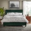 Queen Teagan Channel Upholstered Headboard Emerald Green - Lifestorey 2 Queen Teagan Channel Upholstered Headboard Emerald Green - Lifestorey -Bedroom Home Store GUEST f10794c7 69ac 45f8 8ad0 2ec6def22833