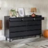 Mid-Century Modern Solid Wood 9 Drawer Horizontal Dresser - Saracina Home -Bedroom Home Store GUEST f176c3db 1b14 45c2 9867 81105d3aa278