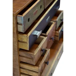 Ventura 9 Drawer Chest Brown - Treasure Trove Accents
