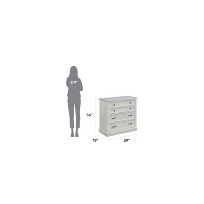 Seaside Lodge Vertical Dresser White - Home Styles 7 Seaside Lodge Vertical Dresser White - Home Styles - Image 5