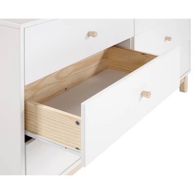 60" 6 Drawer Double Dresser - Alaterre Furniture 9 60" 6 Drawer Double Dresser - Alaterre Furniture - Image 7