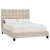 King Ascott Hill Button Tufted Bed Oatmeal - Inspire Q 1 King Ascott Hill Button Tufted Bed Oatmeal - Inspire Q -Bedroom Home Store GUEST f37f72b1 ca86 4a33 81e0 9966a879d75d