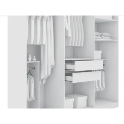 Gramercy Wardrobe Armoire Closet - Manhattan Comfort 18 Gramercy Wardrobe Armoire Closet - Manhattan Comfort -Bedroom Home Store GUEST f4953ad6 6a56 48f8 a14a 09a31e88817f