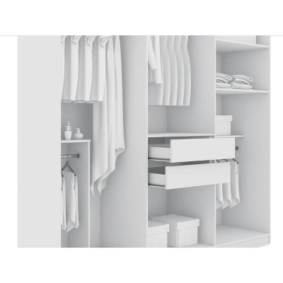 Gramercy Wardrobe Armoire Closet - Manhattan Comfort 7 Gramercy Wardrobe Armoire Closet - Manhattan Comfort - Image 5