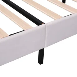 Upholstered Wood Platform Bed With Flower Pattern Velvet Headboard-ModernLuxe 21 Upholstered Wood Platform Bed With Flower Pattern Velvet Headboard-ModernLuxe -Bedroom Home Store GUEST f5a6a643 dde6 41df 9a63 4734839eb5d7