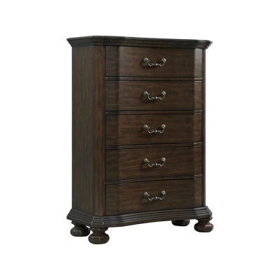 Serena 5 Drawer Chest Espresso - Picket House Furnishings 3 Serena 5 Drawer Chest Espresso - Picket House Furnishings