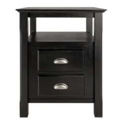 Timber Nightstand Black - Winsome 10 Timber Nightstand Black - Winsome -Bedroom Home Store GUEST f65a8f6f 8472 4a69 ab18 533b8b7aebbb