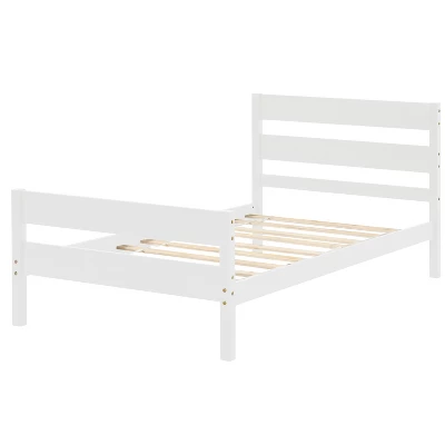 Wood Platform Bed With Headboard And Footboard-ModernLuxe 5 Wood Platform Bed With Headboard And Footboard-ModernLuxe - Image 3