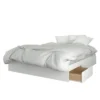 Queen 3pc Sahara Platform Bed Bundle White/Walnut - Nexera 1 Queen 3pc Sahara Platform Bed Bundle White/Walnut - Nexera -Bedroom Home Store GUEST f6cf4219 64d3 4c1a ae85 c749b1b25326