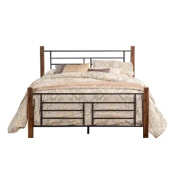 Raymond Metal Bed Brown - Hillsdale Furniture