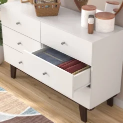 Kincaid Wood 6 Drawer Dresser Matte White - Hillsdale Furniture 19 Kincaid Wood 6 Drawer Dresser Matte White - Hillsdale Furniture -Bedroom Home Store GUEST f88a633b c88b 4a27 b5ea 839c2c30685c
