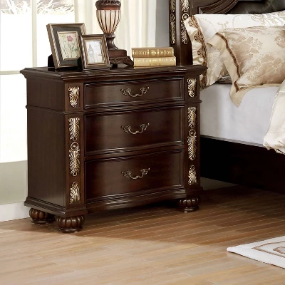 2pc Queen Mullberry Traditional Bedroom Set Brown Cherry/Espresso - HOMES: Inside + Out 5 2pc Queen Mullberry Traditional Bedroom Set Brown Cherry/Espresso - HOMES: Inside + Out - Image 3