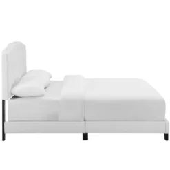 Twin Amelia Twin Faux Leather Bed White - Modway 9 Twin Amelia Twin Faux Leather Bed White - Modway -Bedroom Home Store GUEST f8f576f1 6fa4 4233 bf77 234b20dbfc92
